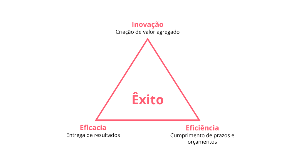 Êxito: inovaçao, eficiência, eficacia